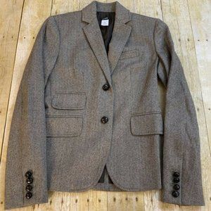 J. Crew Herringbone Blazer